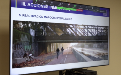 Anuncian reactivación del proyecto Mapocho Pedaleable en reunión con organizaciones de ciclistas y peatones